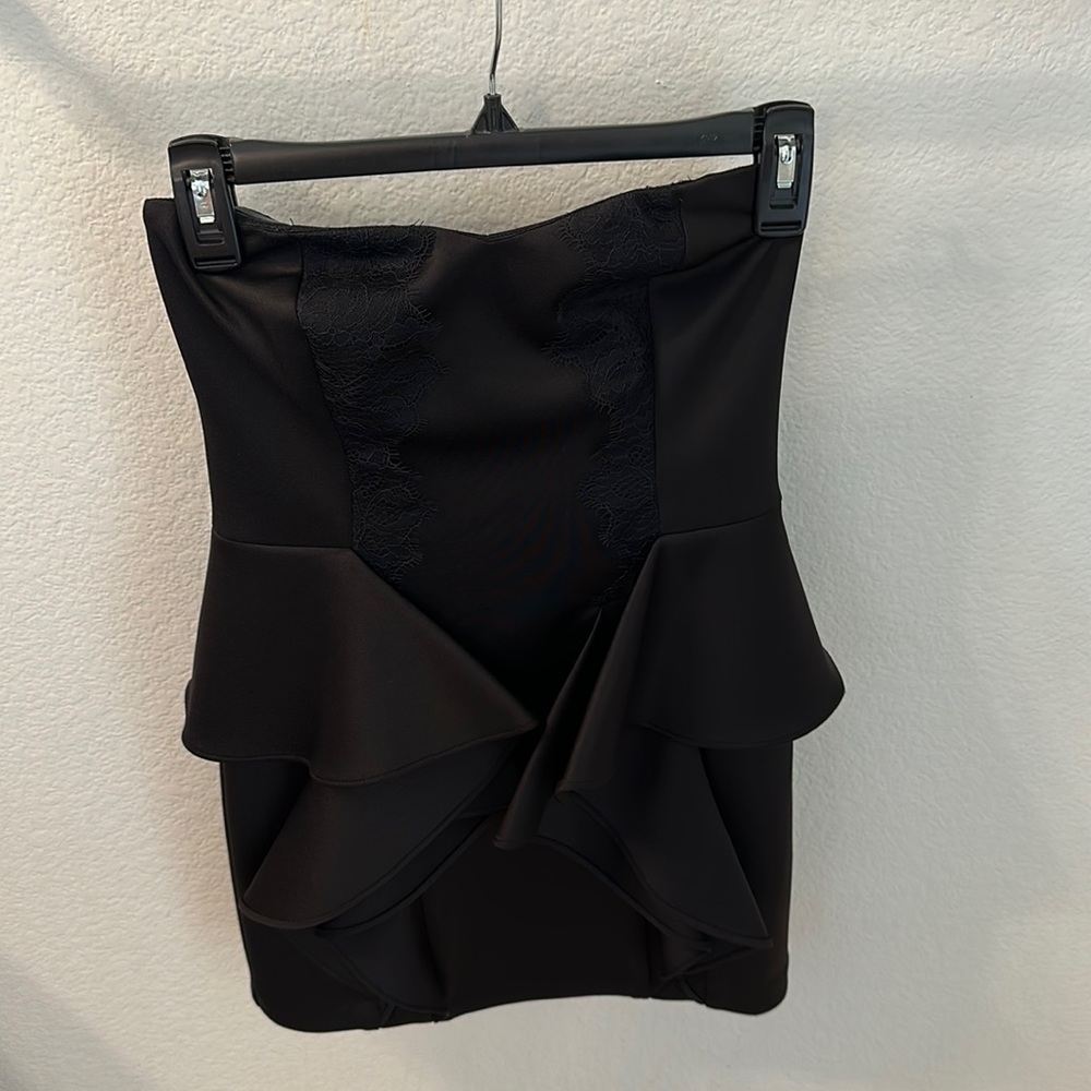 Black cocktail dress